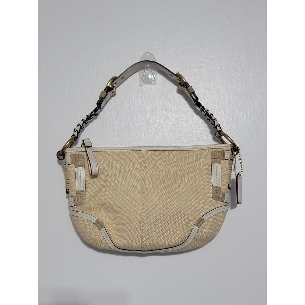 Coach Soho Angora Straw Hobo Shoulder Bag